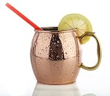My Kitchen Concepts 16 Ounce Moscow Mule Copper Mug - Great for Your Own Moscow Mule Recipes - Copper Mule Mugs Make a Classy Gift for Family & Friends - Most Popular Copper Moscow Mule Mugs