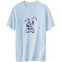 T-Shirt Mens Light Blue " Snake in training " Zodiacs