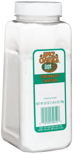 McCormick Cream of Tartar, 25-Ounce Plastic Bottles (Pack of 2)