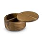 Paula Deen Signature Wood Round Salt Box, Natural
