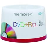 Memorex 05732 8X Double-Layered Dvd Rl (50-Ct Spindle) (Memory-Media Cards / Dvd Rs)