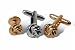 Geoffrey Beene Love Knot Cufflink and Stud set in Silver - One Size