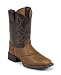 Unisex Kid's JUSTIN BOOTS Black Cow Cowboy Boots