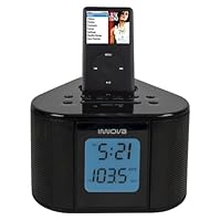 Innova Docking Alarm Clock Radio Black - Innova VR880SA