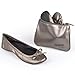 Sidekicks Women's Foldable Ballet Flats with Carrying Case