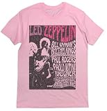 Rock Star Tシャツ 激しくノイズのかかった人気のレッド・ツェッペリン! 合わせるパンツを選ばないクールなグラフィックデザイン Tシャツ ZEPPELIN'
