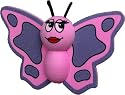 Cute Pink Butterfly Car Aerial Ball Antenna Topper