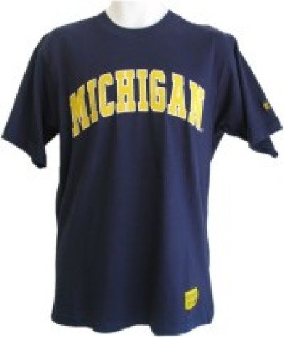 Buy Men`s Michigan Wolverines S S Campus Yard Embroidered T-shirt