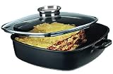 ELO 82878 Black Cast Aluminum 11-Inch By 11-Inch Square Oven-To-Table Frying Pan