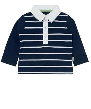 Long Sleeve Navy Breton Stripe Rugby Top 