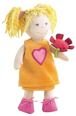 Haba Nelly Soft Doll - 12 inches tall