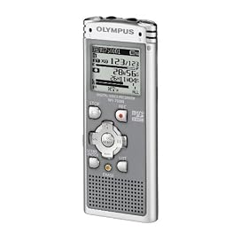 Olympus WS 750M - Digital voice recorder - flash 4 GB - WMA, MP3 - grey