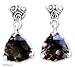 Quartz earrings, 'Mystic Trinity' 0.4" W 0.8" L