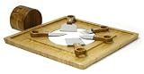 Mango Leaf 15501 Bamboo Appetizer and Cheese Set