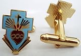 Sacred Heart of Jesus Christ in Cross Catholic Christian Cuff Links Cufflinks Set