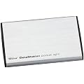 Trekstor DataStation pocket light 500GB externe Festplatte (6,3 cm (2,5 Zoll), 5400 rpm, 17 ms, 8MB Cache, USB 2.0) silber