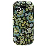 Hard Snap-on Shield RUBBERIZED With NEON FLOWERS Design Faceplate Cover Sle ....