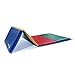 We Sell Mats 4 ft x 8 ft x 2 in Gymnastics Mat, Folding Tumbling Mat, Portable with Hook & Loop Fasteners, Multicolor