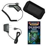 Cell Phone Accessories Bundle for AT&T Samsung Impression SGH-A877 (Includes; Premium Leather Side Carry Case, Rapid Car Charger, Home Wall Charger, Generation X Antenna Booster)