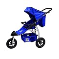 Tike Tech Single Trax360 Stroller- Pacific Blue