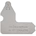 Starrett 167-7/64 Stainless Steel Radius Gauge - Inch, 7/64" Radius