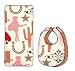 Dwell Studio Bib & Burp Set Cowgirl