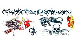 Biker Temporary Tattoo Kit