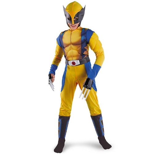  Classic X-Men Wolverine Muscle Kids Costume