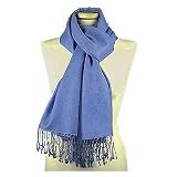 Forzieri Ocean Blue Pashmina & Silk Shawl