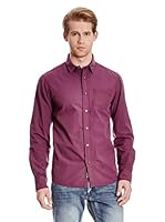 Broadway NYC Camisa Hombre Cedric (Burdeos)