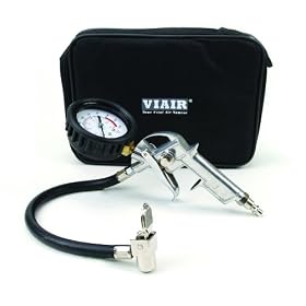 Viair Tire Inflation Gun 00041(Normally Closed Trigger,200 PSI Inline Gauge)