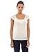 PattyBoutik Women's Floral Lace Crochet Shoulder Sleeveless Top