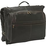 IMAGE OF David King & Co. Distressed Leather Garment Bag