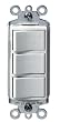 Leviton 1755-W 15 Amp, 120 Volt, Decora Brand Style Single-Pole, AC Combination Switch, Commercial Grade, Non-Grounded, White