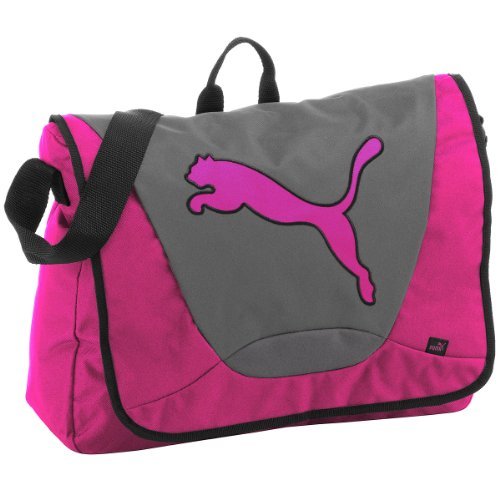 PUMA Umh&auml;ngetasche Big Cat, raspberry rose-steel grey, 15 liters, 069132 10