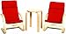 A+ Childsupply Comfort Chairs and Table three piece set No.F8043c
