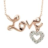 10k Rose Gold Diamond 