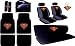 Search : 16pcs New Superman Car Seat Covers Set with Heavy Duty Carpet Floor Mats, Shoulder Pads and Steering Wheel Cover, Keychain