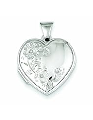 Genuine .925 Sterling Silver Heart Locket 1.6 Grams. 100% Satisfaction Guaranteed.
