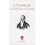 La philosophie de l'histoire de Hegel-G.W.F