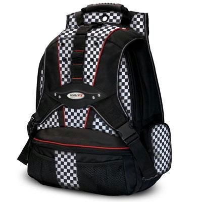 Mobile Edge Premium Backpack for 17.3-Inch Laptops Black/White Checkered