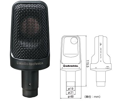 オーディオテクニカ サイドアドレスマイクロフォン AE3000