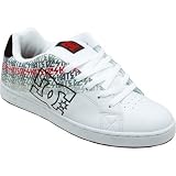 DC Men's Character Skate Shoe,White/Black/Red,8 M