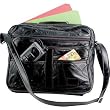 MAXAM�� 14" WEEKENDER LEATHER TOTE BAG