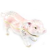 Coffret &agrave; Bijoux "Cochon Rose"