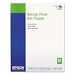 Epson Products - Epson - Velvet Fine Art Paper, 17 x 22, White, 25 Sheets/Pack - Sold As 1 Pack - Museum quality, acid-free base to preserve fine art and photos. - 100% cotton rag for archivability. - Bright white surface for excellent color reproduction. - Enhanced 1440 dpi printing for high-quality output. - Dries instantly.