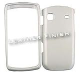 Samsung Replenish M580 Honey Silver, Leather Finish Hard Case, Cover, Facep ....