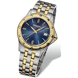 Raymond Weil Watches- Raymond Weil Tango Round Two Tone Steel and 18k Gold Plated Mens Watch