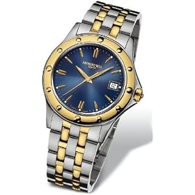 Click here to buy Raymond Weil Watches- Raymond Weil Tango Round Two Tone Steel and 18k Gold Plated Mens Watch .