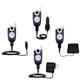 Road Warrior Kit for the LG AX4750 includes a Car & Wall Charger AND USB cable AND Battery Extender - Gomadic Brand w/ TipExchange Technology